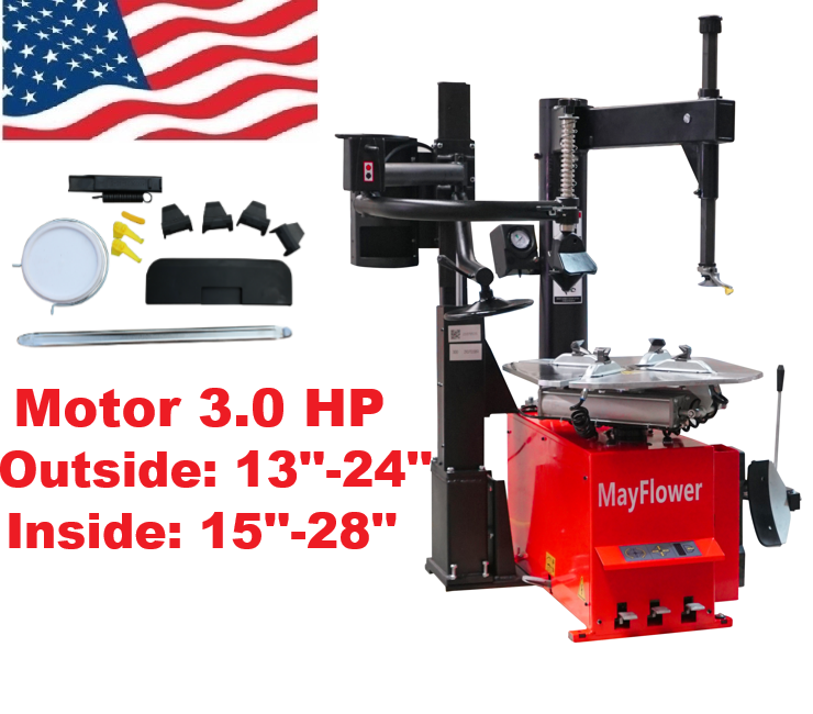 Automatic Tire Changer Wheel Changers Machine Rim Clamp 980 with 300 Assist Arm