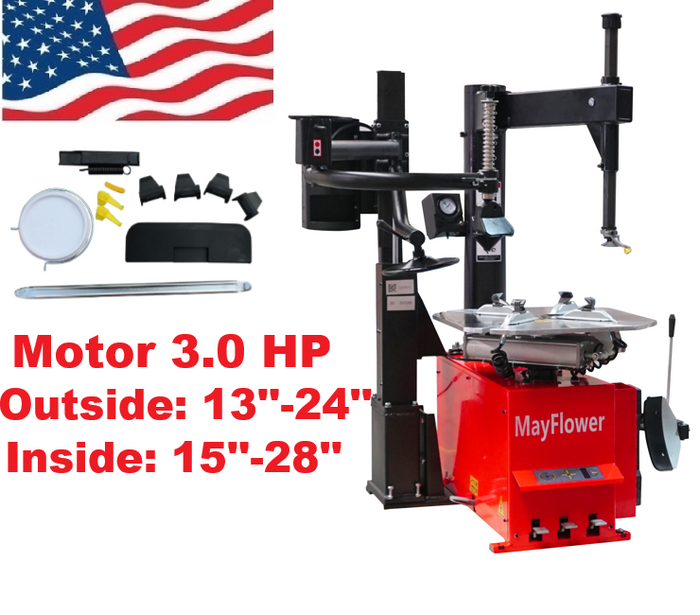 3.0 HP Automatic Tire Changer Wheel Balancer Combo 980 800 with 300 Assist Arm