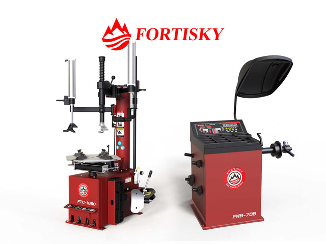 Fortisky Tire Changer & Wheel Balancer Combo 1660-70B
