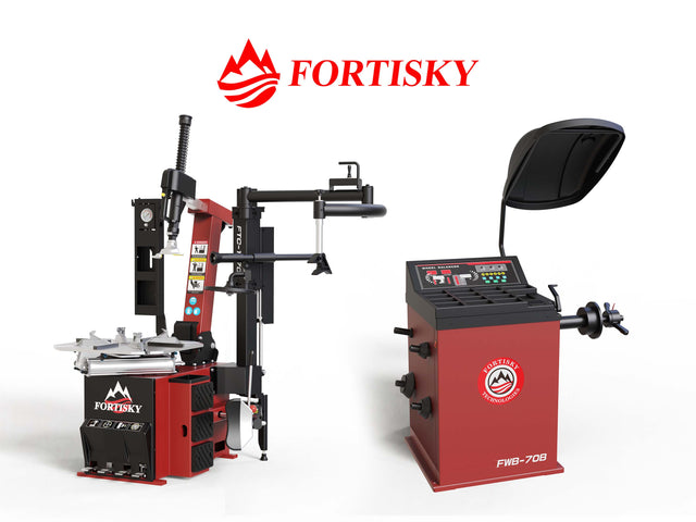 Fortisky Tilt Back Tire Changer & Wheel Balancer Combo 1670-70B