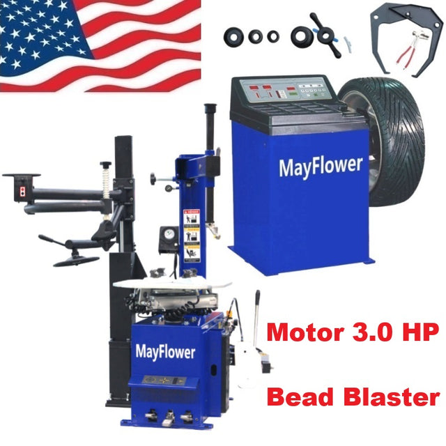 3.0 HP Automatic Tire Changer Wheel Changers Machine Rim Balancer Combo 960 680