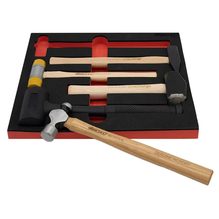 BoxoUSA 5-Piece Hammer Set | 2/3rd EVA Foam BX502-R