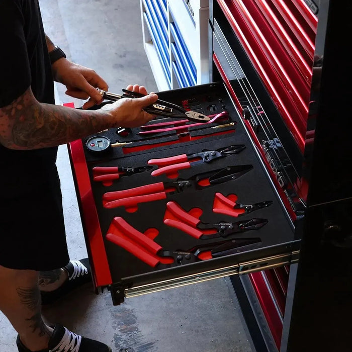 BoxoUSA 21-Piece Specialty Moto Tool Set | 1/3 Drawer EVA Foam BX936-R