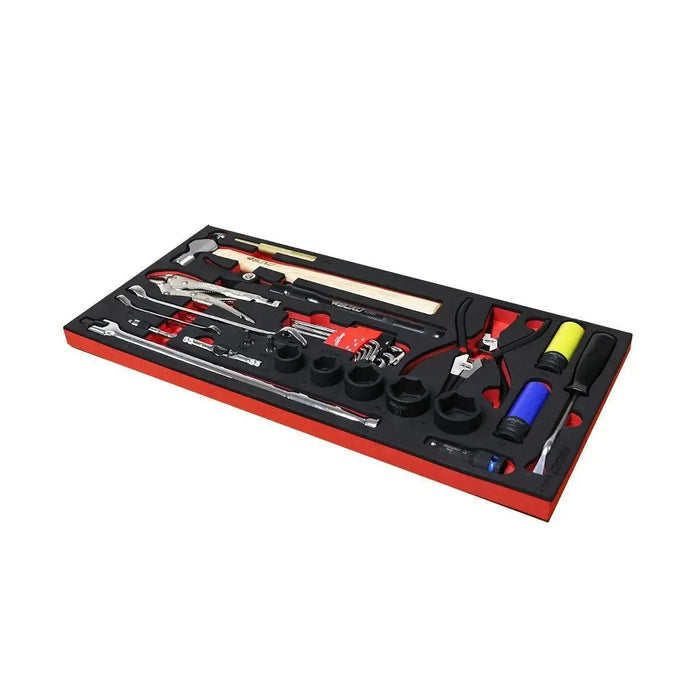 BoxoUSA 31-Piece UTV Service kit for 5-Drawer Hand Carry Tool Box BX940-R