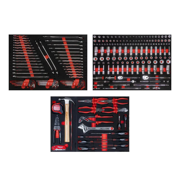 BoxoUSA Metric and SAE Master Tool Set | Starter, 233-Pieces BXE005E-R2