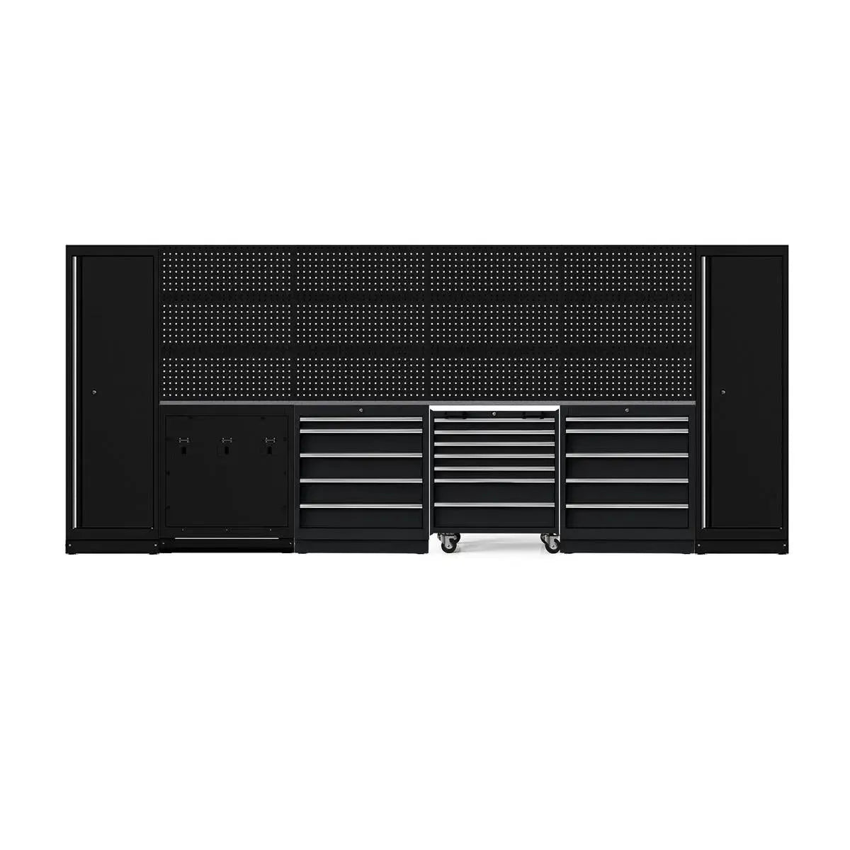 BoxoUSA OSM Pro Series | 160" 20-Piece Professional Organized Storage Modules Build Out | 21-Drawers, 6-Cabinets OSM-B13-S