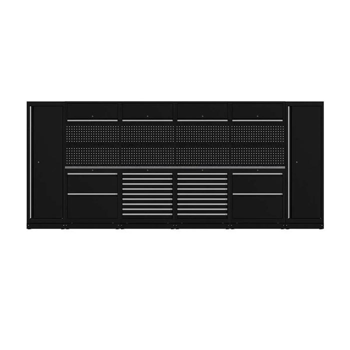 BoxoUSA OSM Pro Series | 160" 20-Piece Professional Organized Storage Modules Build Out | 22-Drawers, 6-Cabinets OSM-B16-S