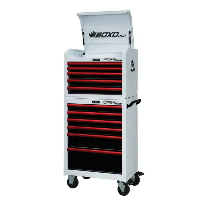 BoxoUSA Pro Series | 26" 11-Drawer Rolling Tool Box 26TB-W-R
