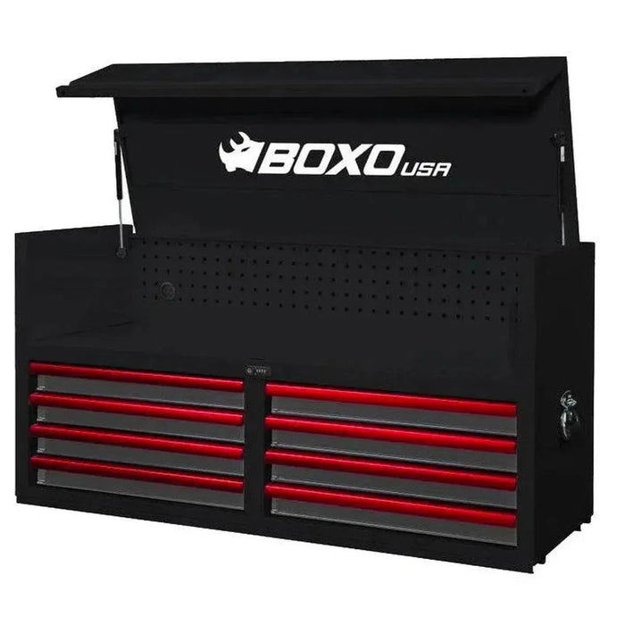 BoxoUSA Pro Series | 53" 8-Drawer Tool Chest UAC53081LM-BK-R