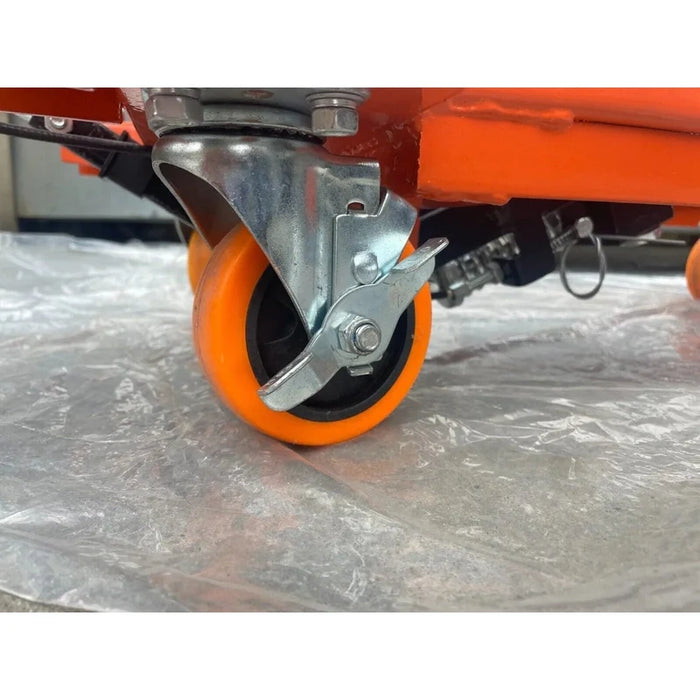 Katool KT-CT330 330lbs Manual Scissor Lift Table Swivel Wheels