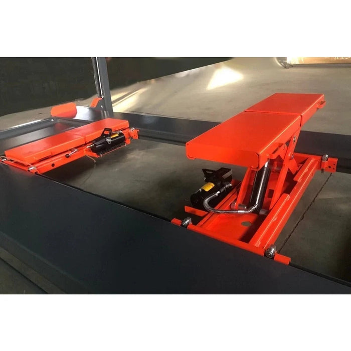 Katool KT-RJ50 Rolling Jack 5000 lbs Lifting Capacity Application with Katool 4 Post Lift