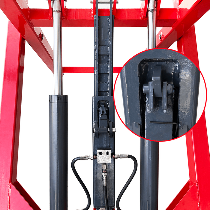 Katool KT-X66 6600 lbs Portable Mid Rise Scissor Lift in Close View
