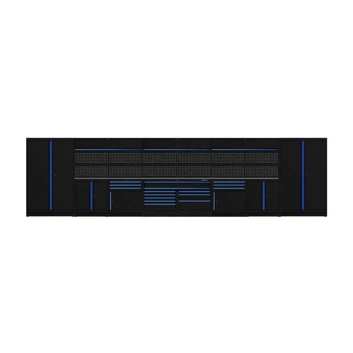 BoxoUSA OSM Pro Series | 292" 25-Piece Professional Organized Storage Modules Build Out | -Drawers, -Cabinets OSM-B14-B