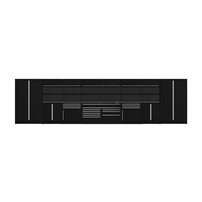 BoxoUSA OSM Pro Series | 292" 25-Piece Professional Organized Storage Modules Build Out | -Drawers, -Cabinets OSM-B14-S