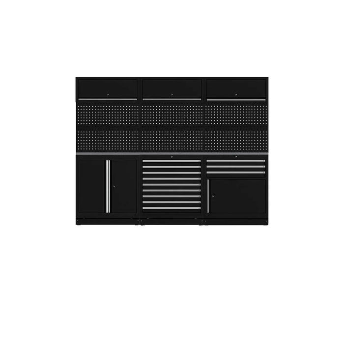 BoxoUSA OSM Pro Series | 102" 13-Piece Professional Organized Storage Modules Build Out | 12-Drawers, 3-Cabinets OSM-B17-S