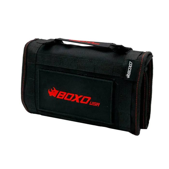 BoxoUSA Adventure Motorcycle Roll | 40-Piece Metric Motorcycle Tool Kit PA923
