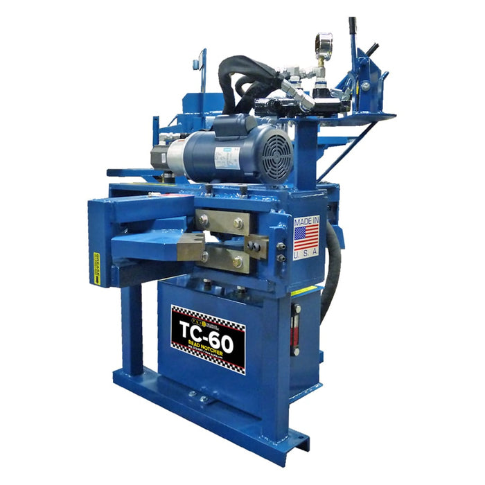 Display of TC 60 E electric Bead Notcher