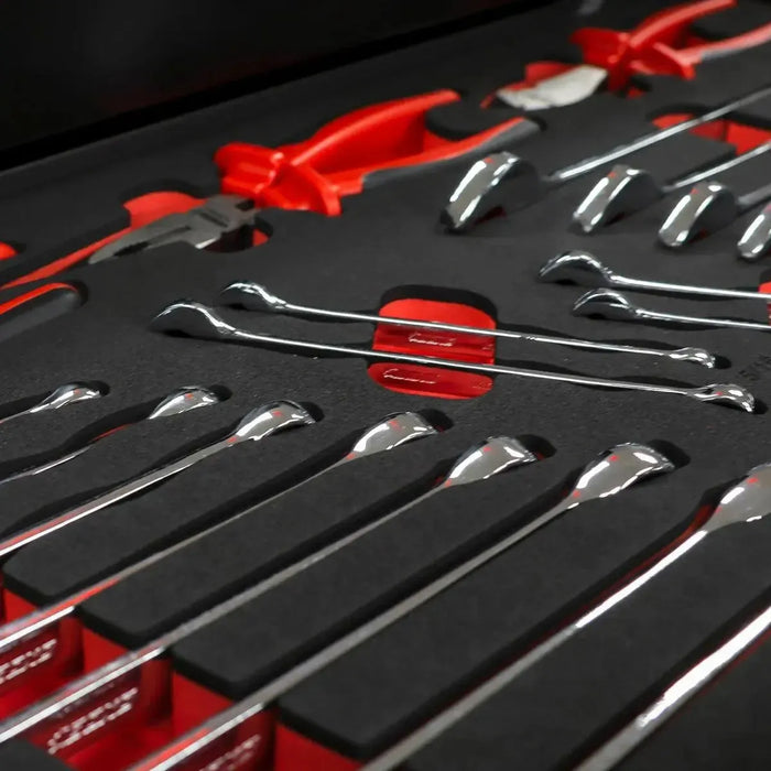 BoxoUSA UTV Box Pro | 258-Piece Metric and SAE UTV Tool Set with 5-Drawer Hand Carry Tool Box UTVBXPRO-BK