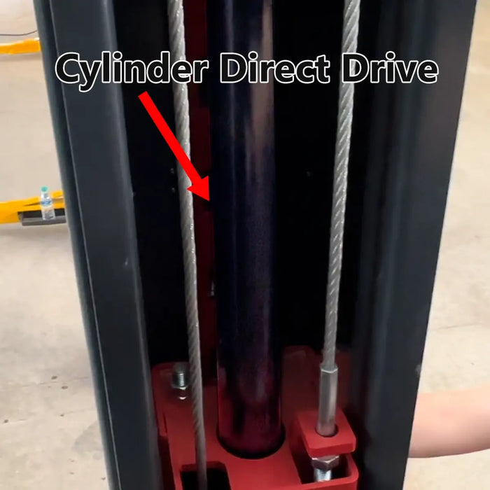 Katool KT-M140XD double S-shaped column compared with standard rectangular column profile