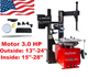 Automatic Tire Changer Wheel Changers Machine Rim Clamp 980 with 300 Assist Arm