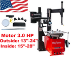 3.0 HP Automatic Tire Changer Wheel Balancer Combo 980 800 with 300 Assist Arm