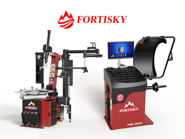Fortisky Tilt Back Tire Changer & Wheel Balancer Combo 1670-8833