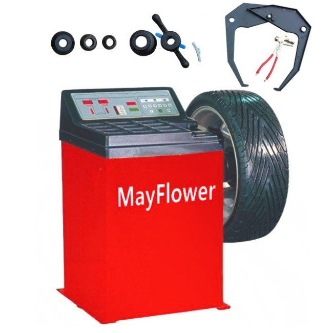 Mayflower Heavy Duty Wheel Balancer Tire Balancers Tire Machine 800 Red Edition