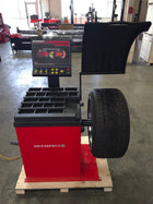 Model: W820 / The Olympic W820 Direct Drive Wheel Balancer / Computerized / Laser Equipped / 2D LCD Display / Motorized Shop Wheel Balancing Machine / 3-Year Warranty