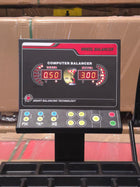 Model: W820 / The Olympic W820 Direct Drive Wheel Balancer / Computerized / Laser Equipped / 2D LCD Display / Motorized Shop Wheel Balancing Machine / 3-Year Warranty