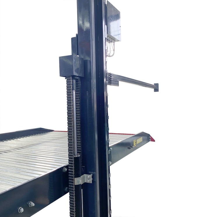 Model: 2PDS-6 "Double Stacker" 6,000-Lb. Two-Car Parking Lift / 88" Drive-Thru / 10-Year Warranty / SHIPS FREE!