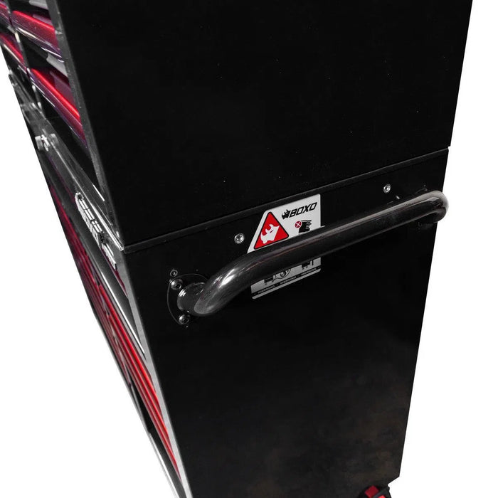 BoxoUSA Pro Series | 45" 19-Drawer Rolling Tool Box with 233-Piece Master Tool Set 45TBM-W-B