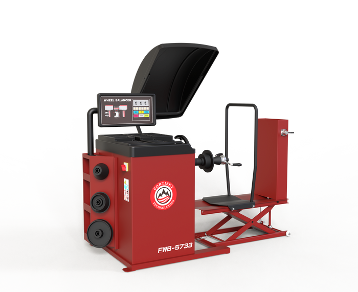 Fortisky Fully Automatic Truck/Car Wheel Balancer w/Lifting Cart FWB-5733