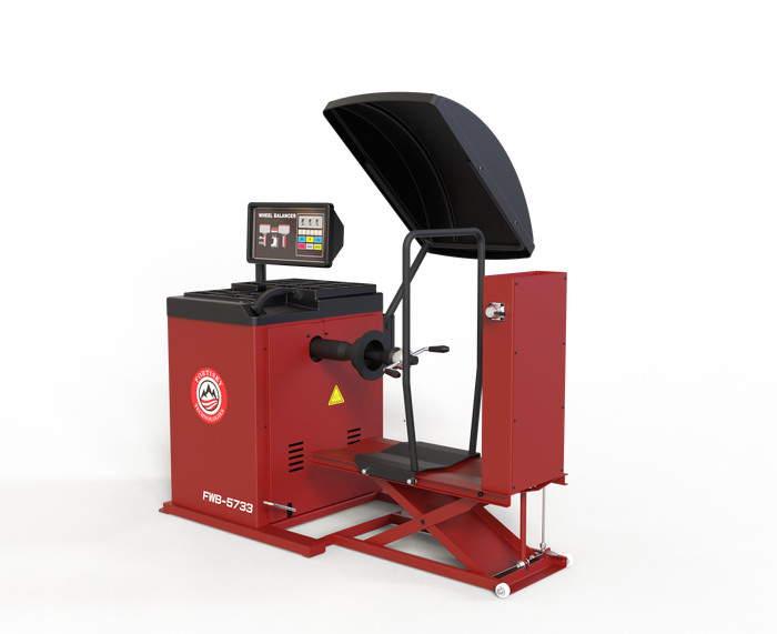 Fortisky Fully Automatic Truck/Car Wheel Balancer w/Lifting Cart FWB-5733