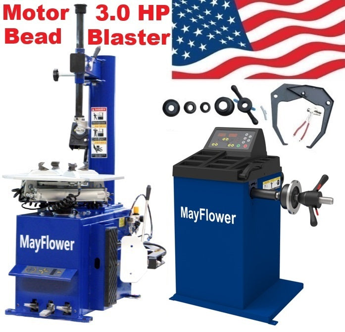 Mayflower 3.0 HP Tire Changer and Wheel Balancer 950 600