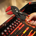 BoxoUSA 3-Piece Non-Marring Plier Wrench Set | 1/3 Drawer EVA Foam BX931-R