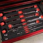 BoxoUSA 9-Piece SAE Extra Long Combination Wrench Set | 3/3 Drawer EVA Foam BX933-R2