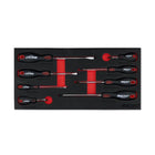 BoxoUSA 117-Piece SAE 3-Drawer Hand Carry Tool Box ECC20301-002R2SBK1