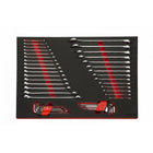 BoxoUSA Pro Series | 35" 3-Drawer Slide-Top Service Cart Tool Box with 233-Piece Master Tool Set 35SBM-BK-R