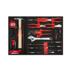 BoxoUSA Pro Series | 53" 12-Drawer Rolling Tool Box with 233-Piece Master Tool Set 53BM-BK-B