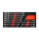 12-Piece Flex Head 100T Metric Ratcheting Combination Wrench Set with Magnetic Stop Ring and Grip Open End | 1/3rd EVA Foam