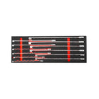 BoxoUSA 12-Piece Metric Extra Long Ratcheting Box Spanner Set | 1/2 Drawer EVA Foam BX873-R2