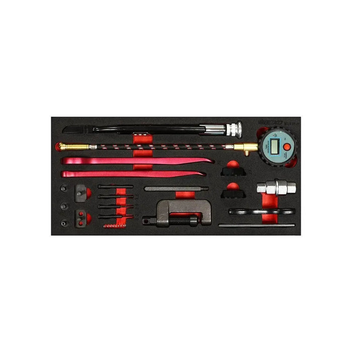 BoxoUSA 21-Piece Specialty Moto Tool Set | 1/3 Drawer EVA Foam BX936-R