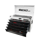 BoxoUSA 238-Piece Metric and SAE Combo 5-Drawer Hand Carry Tool Box ECC26501L-238W