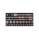 29-Piece 1/2" Drive Metric Socket Set | 1/3 Drawer EVA Foam