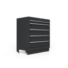BoxoUSA OSM Pro Series | 34" 5-Drawer Cabinet MST34A051-RBK-S