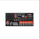 65-Piece 1/4" Drive SAE 12-Point Socket Set | 1/3 Drawer EVA Foam