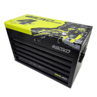 BoxoUSA MotoBox | Ricky Carmichael 26" 5-Drawer Portable Tool Box with 103-Piece Metric Motorcycle Tool Set MOTOBX5-BK-RC2