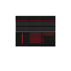 BoxoUSA OSM Pro Series | 102" 13-Piece Professional Organized Storage Modules Build Out | 12-Drawers, 3-Cabinets OSM-B17-R
