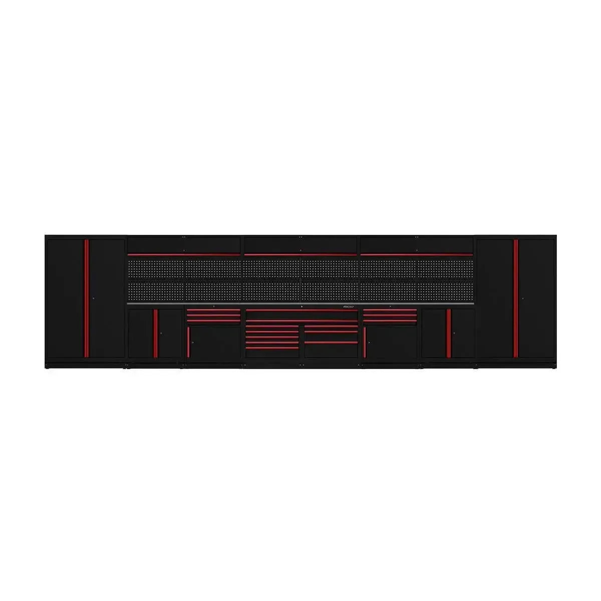 BoxoUSA OSM Pro Series | 292" 25-Piece Professional Organized Storage Modules Build Out | -Drawers, -Cabinets OSM-B14-R