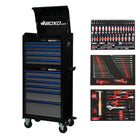 BoxoUSA Pro Series | 26" 11-Drawer Rolling Tool Box with 233-Piece Master Tool Set 26TBM-BK-B